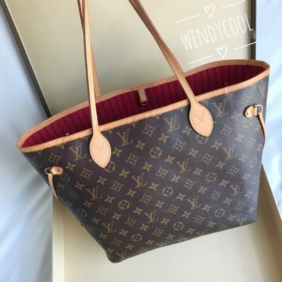 louis vuitton neverfull mm cherry monogram